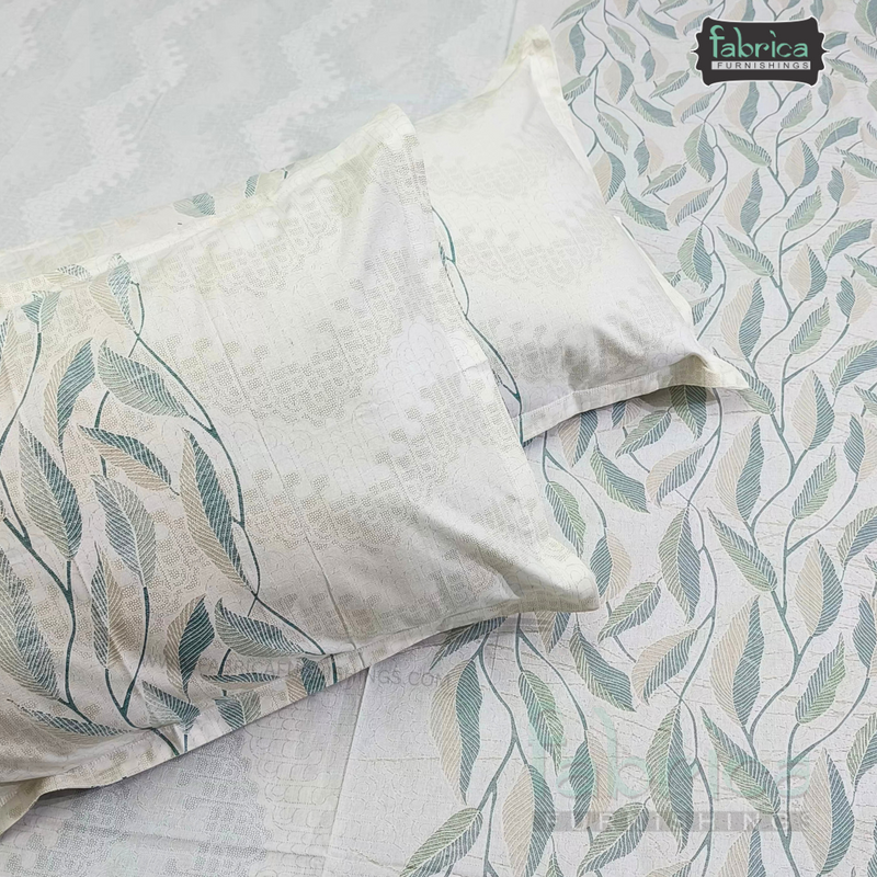 Sengol Super King Size Pure Cotton Printed Bedsheet Set