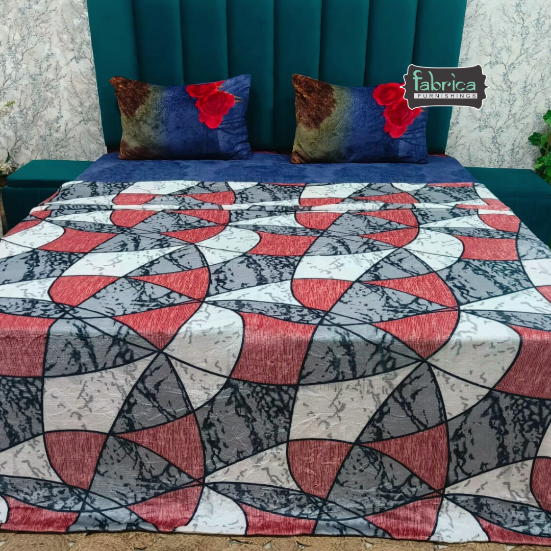 Snow Soft  Printed Premium Double Bed Cozy Duvet Cover