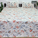 Traditional Anokhi Prints Pure Cotton King Size Lacework  Bedsheet