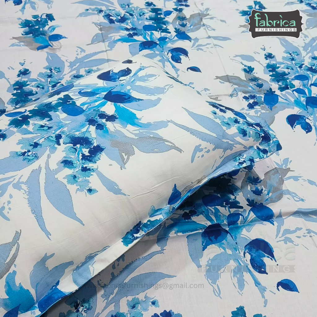 Export Cotton  Printed Single Bedsheet