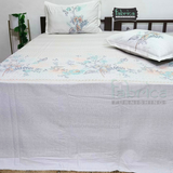 Sengol Super King Size Pure Cotton Printed Bedsheet Set