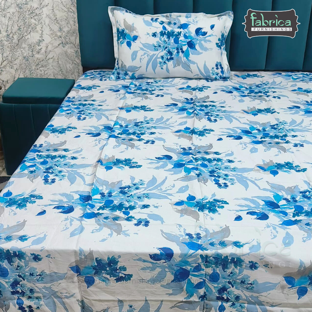 Export Cotton  Printed Single Bedsheet