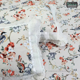 Traditional Anokhi Prints Pure Cotton King Size Lacework  Bedsheet
