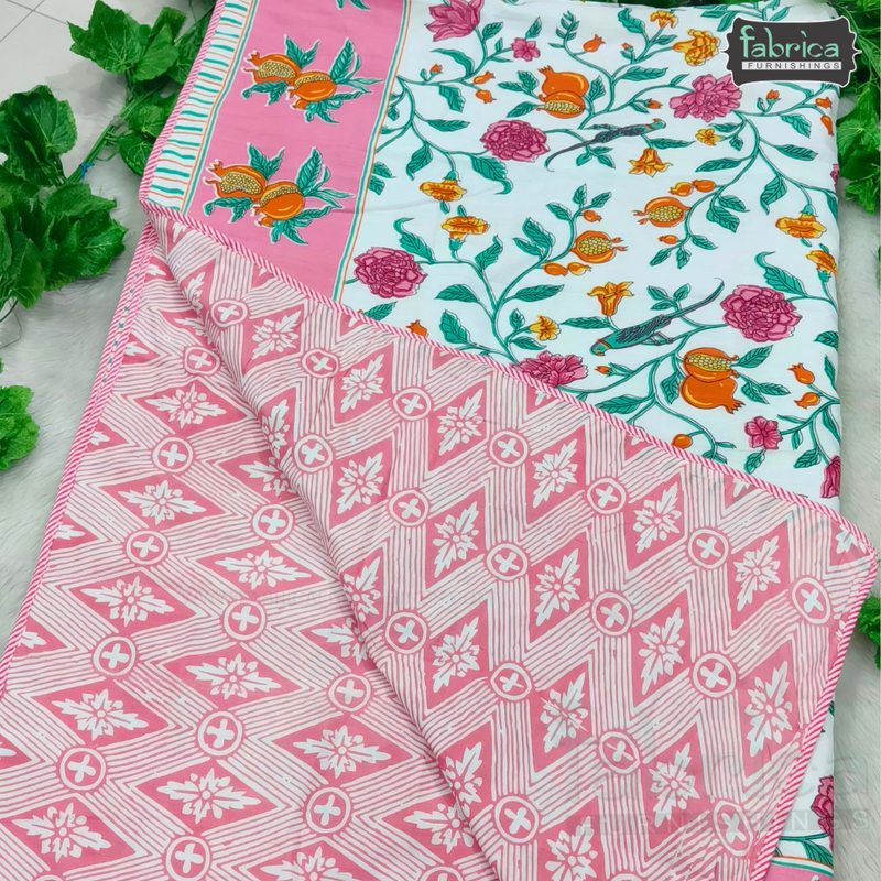 Jharoka Mul Cotton Double Bed Dohars