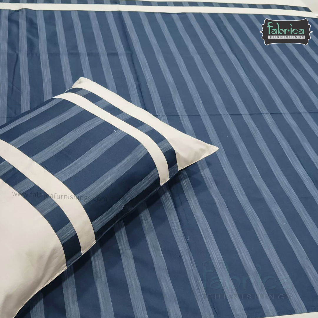 Fabby Decor Designer Mix & Match  Kingsize Printed Pure Cotton Bedsheet