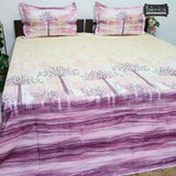 Sengol Super King Size Pure Cotton Printed Bedsheet Set