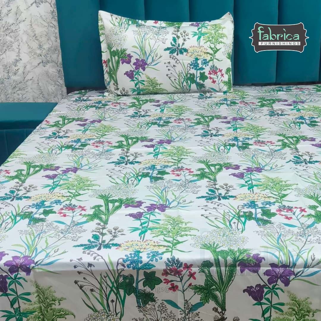 Export Cotton  Printed Single Bedsheet