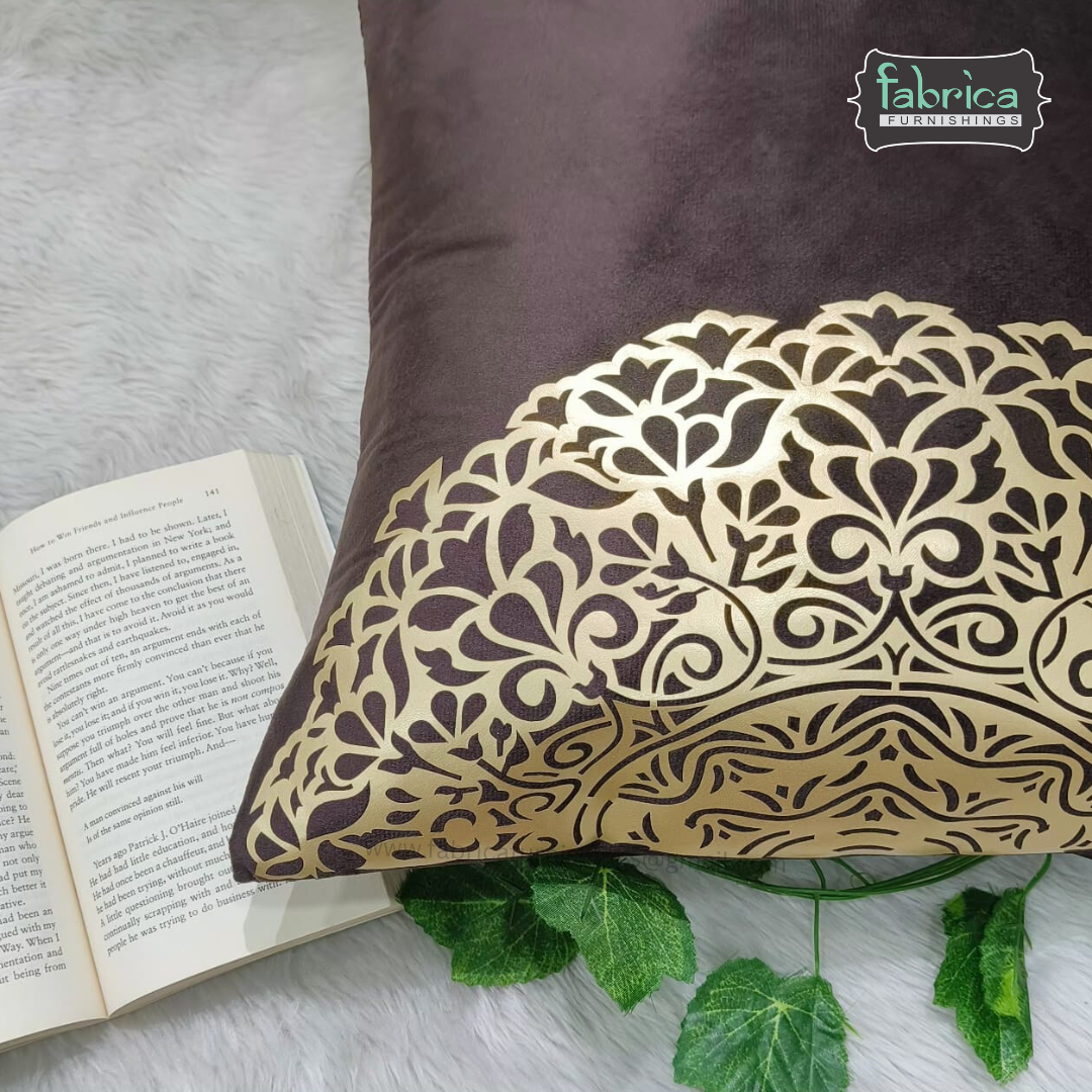 Anita's Royal Embroidered Designer Cushion cover 5 Pcs Set