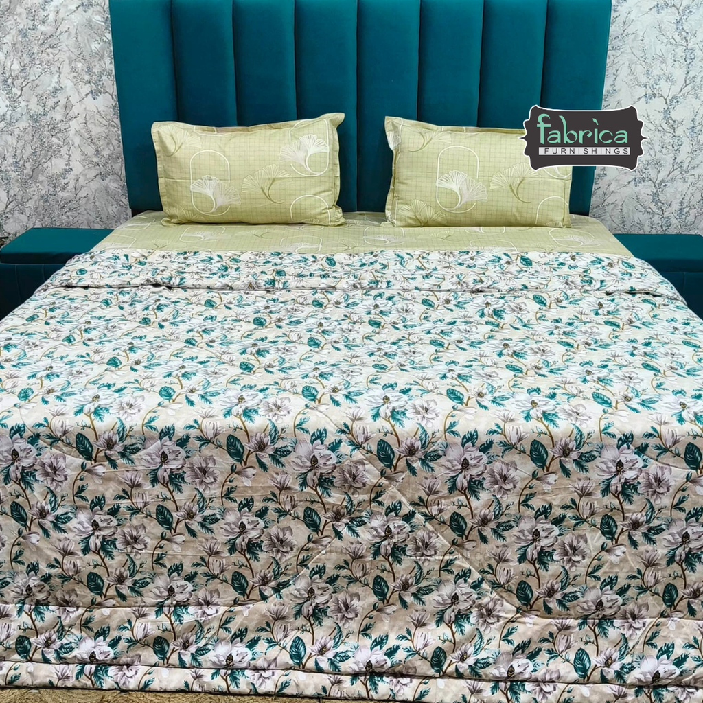 Cloudnest King Size Printed Reversible Comforter/ Quilt