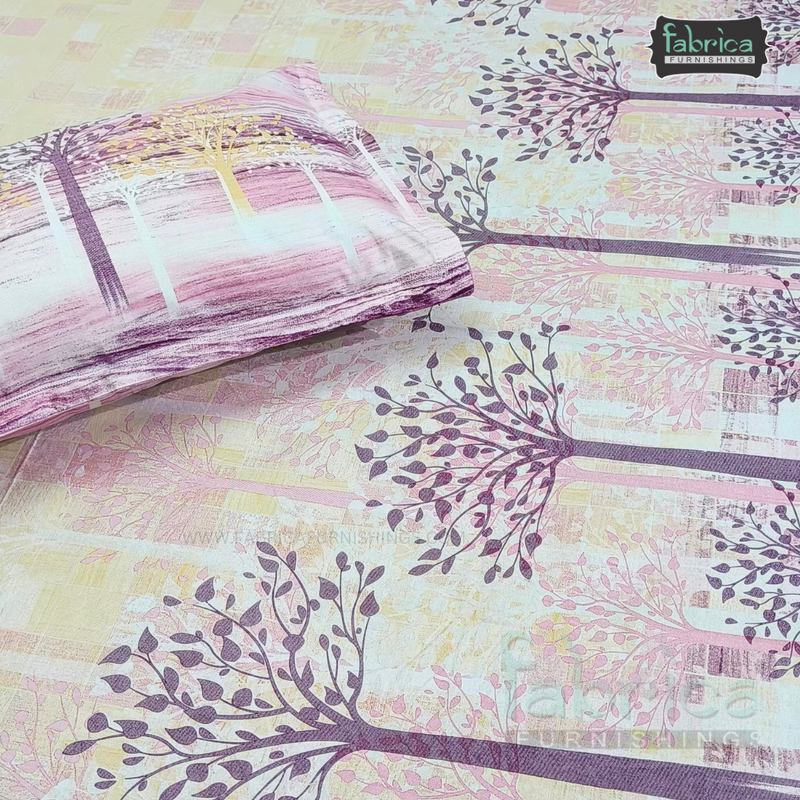 Sengol Super King Size Pure Cotton Printed Bedsheet Set