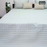 Monarch Quilted Embroidered 5 Piece Bedding Set