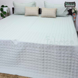 Monarch Quilted Embroidered 5 Piece Bedding Set