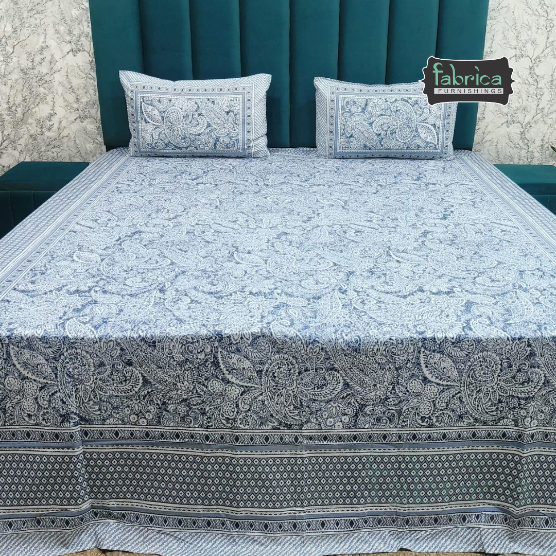 Royal Rajasthani Printed Pure Cotton Double BedSheet