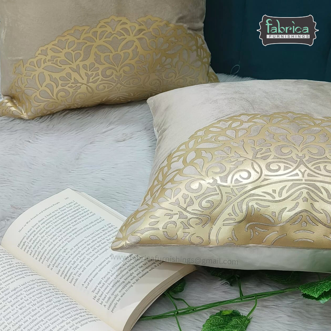 Anita's Royal Embroidered Designer Cushion cover 5 Pcs Set
