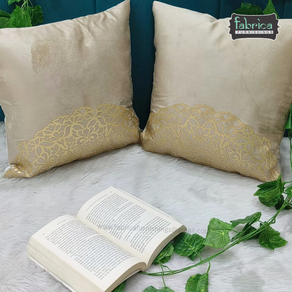 Anita's Royal Embroidered Designer Cushion cover 5 Pcs Set