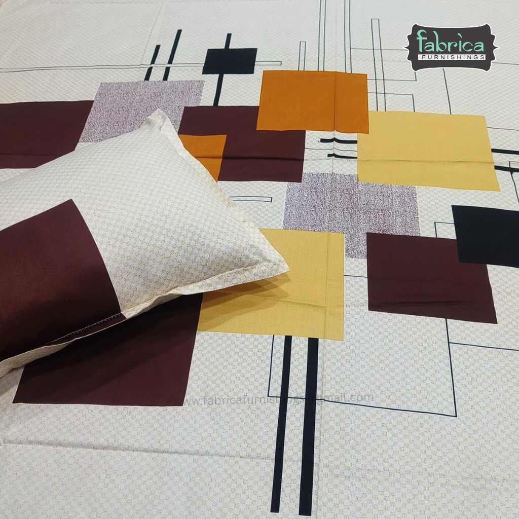 Procian Premium Pure Cotton Printed King Size Bedsheet