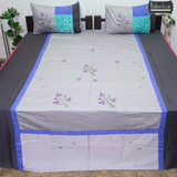 Decor Designer Mix & Match Double Bed Embroidered Bedsheet Set