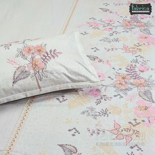 Sengol Super King Size Pure Cotton Printed Bedsheet Set