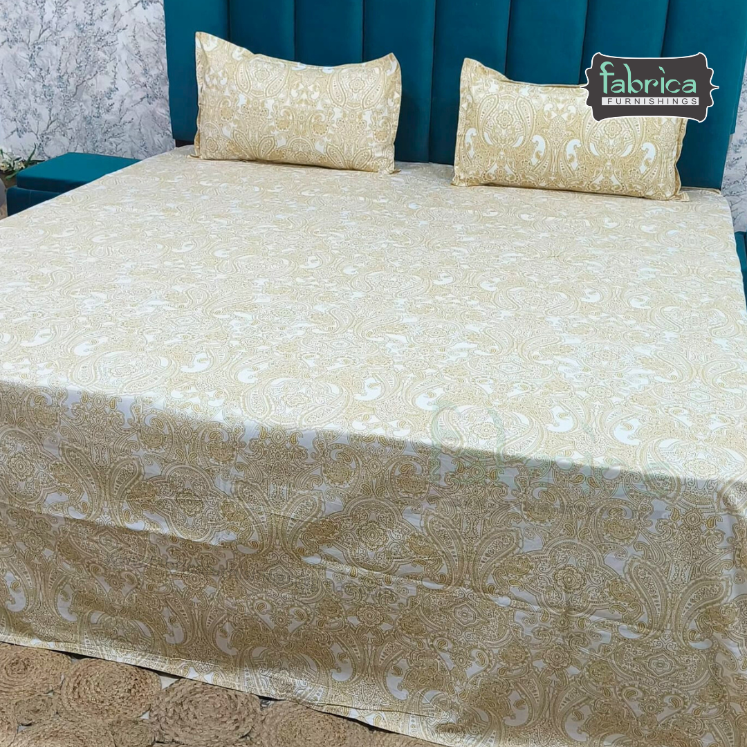 Glory Pure Cotton Premium King Size Bedsheet
