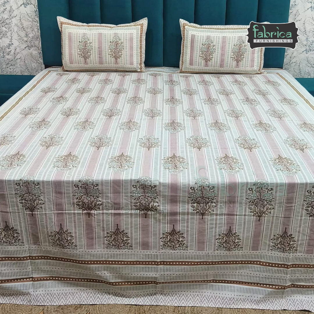 Royal Rajasthani Printed Pure Cotton Double BedSheet