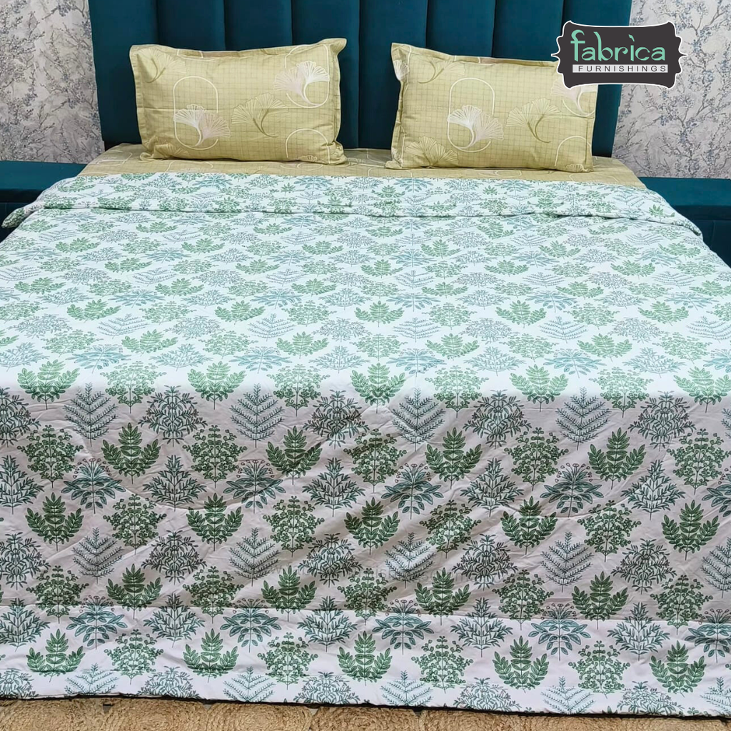 Cloudnest King Size Printed Reversible Comforter/ Quilt