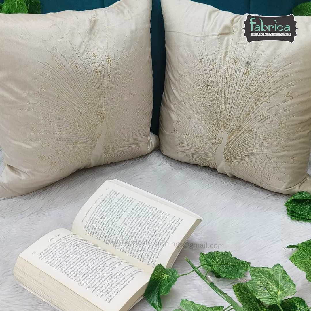 Anita's Royal Embroidered Designer Cushion cover 5 Pcs Set