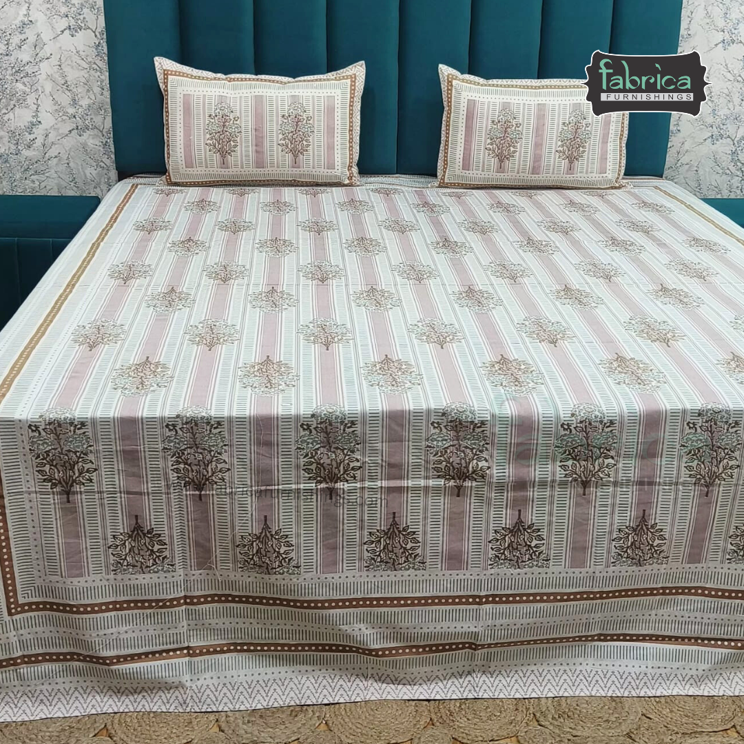 Royal Rajasthani Printed Pure Cotton Double BedSheet
