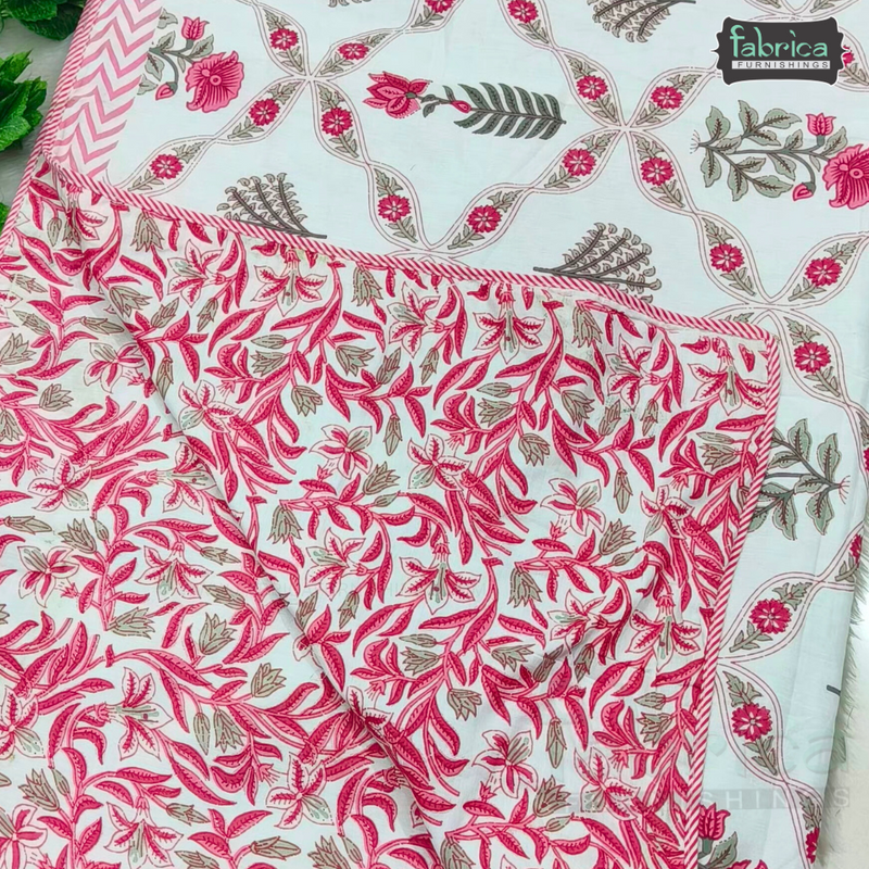 Jharoka Mul Cotton Double Bed Dohars