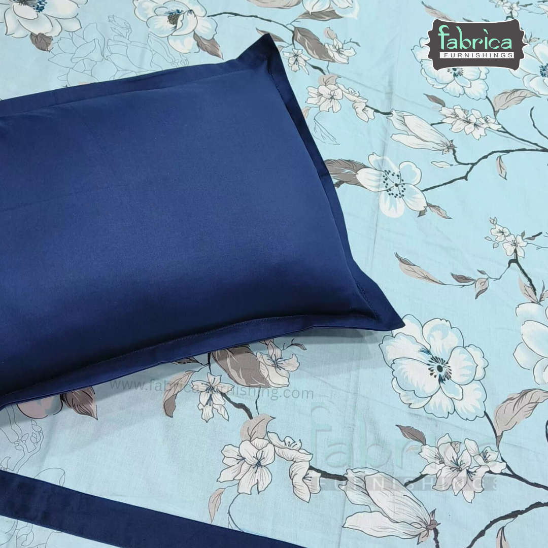 Fabby Home Printed Pure Cotton King Size Bedsheet