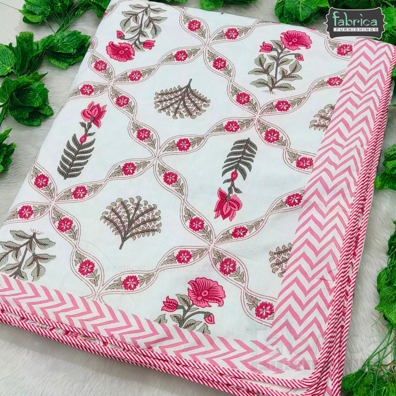 Jharoka Mul Cotton Double Bed Dohars