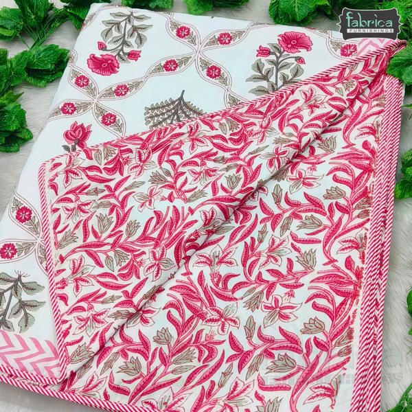 Jharoka Mul Cotton Double Bed Dohars
