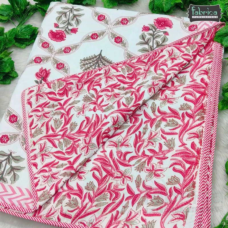 Jharoka Mul Cotton Double Bed Dohars