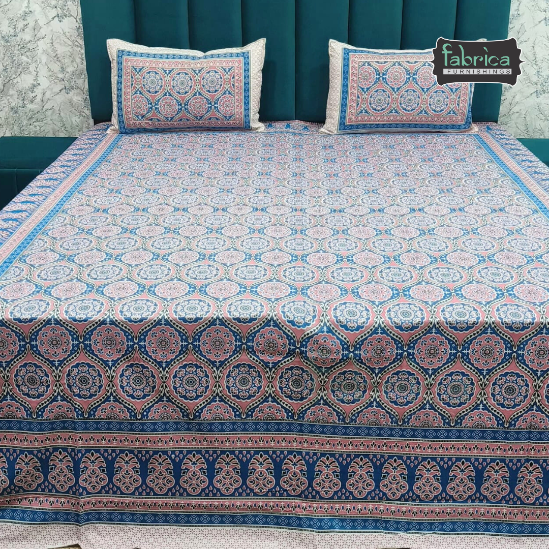 Royal Rajasthani Printed Pure Cotton Double BedSheet