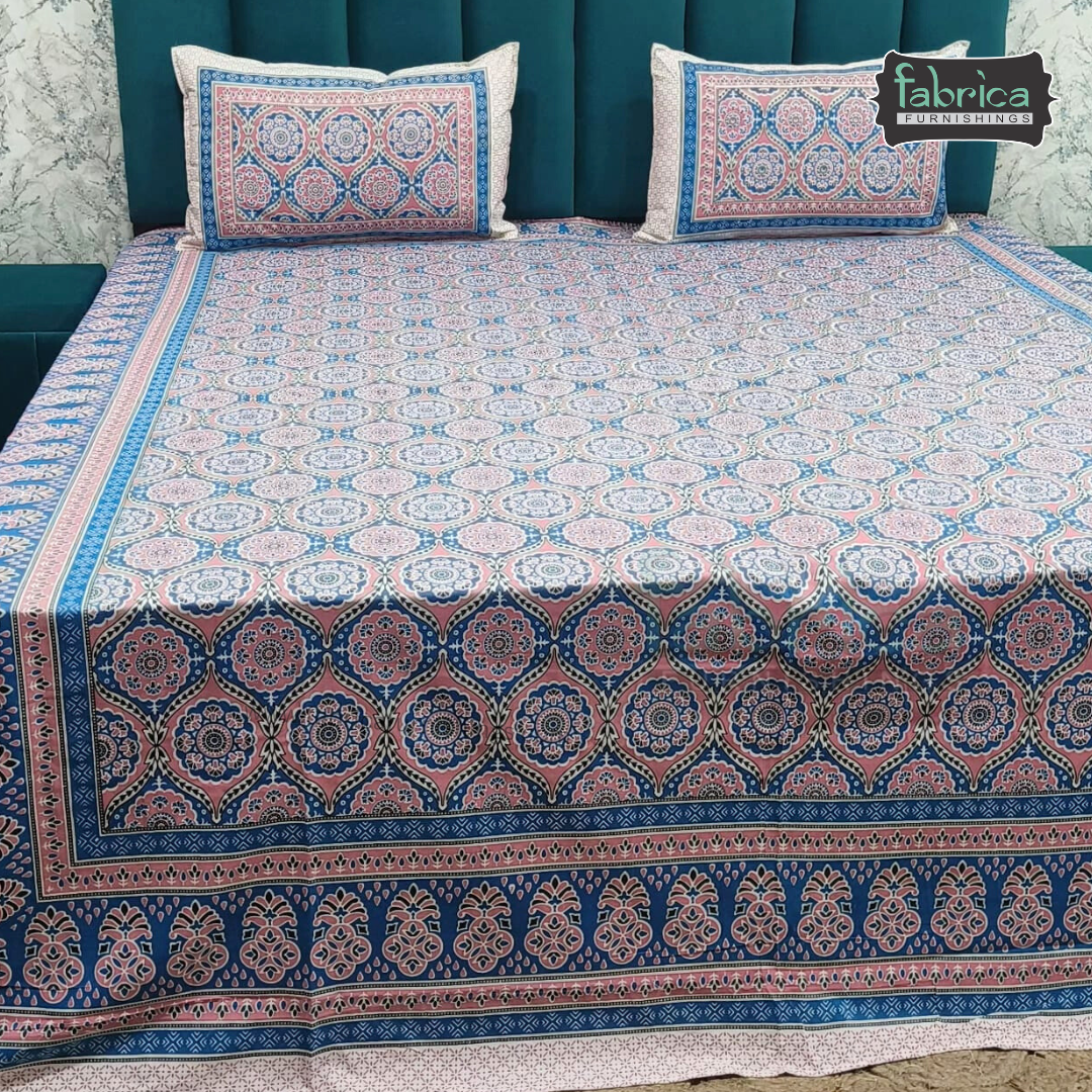 Royal Rajasthani Printed Pure Cotton Double BedSheet