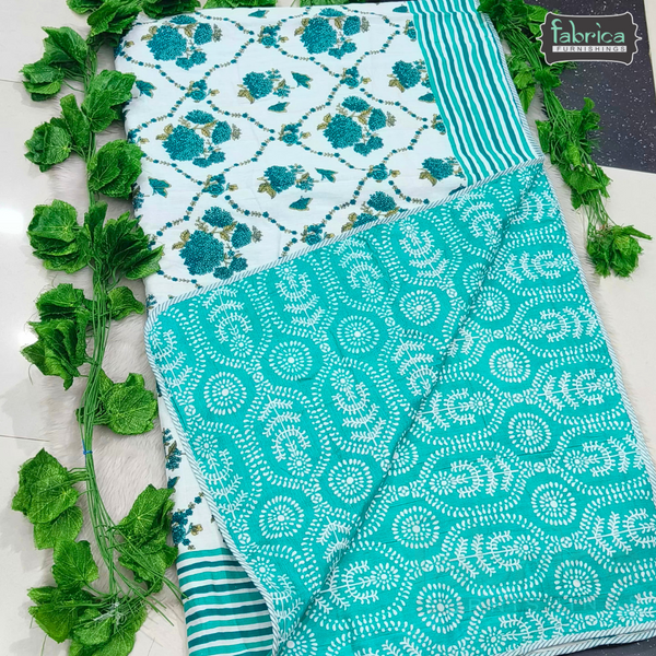 Jharoka Mul Cotton Double Bed Dohars