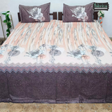 Sengol Super King Size Pure Cotton Printed Bedsheet Set