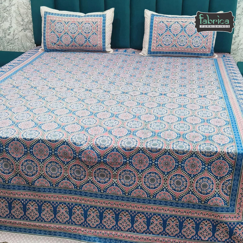 Royal Rajasthani Printed Pure Cotton Double BedSheet