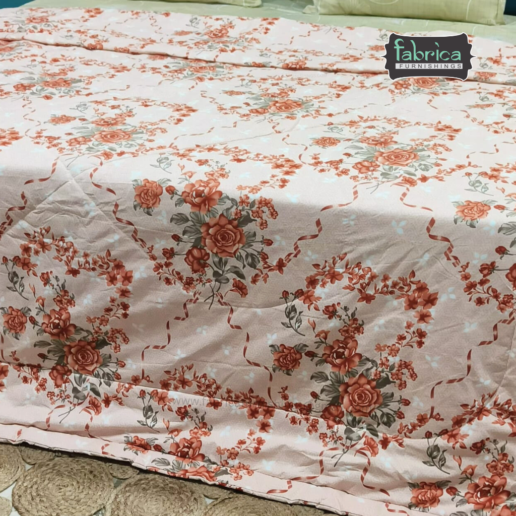 Cloudnest King Size Printed Reversible Comforter/ Quilt