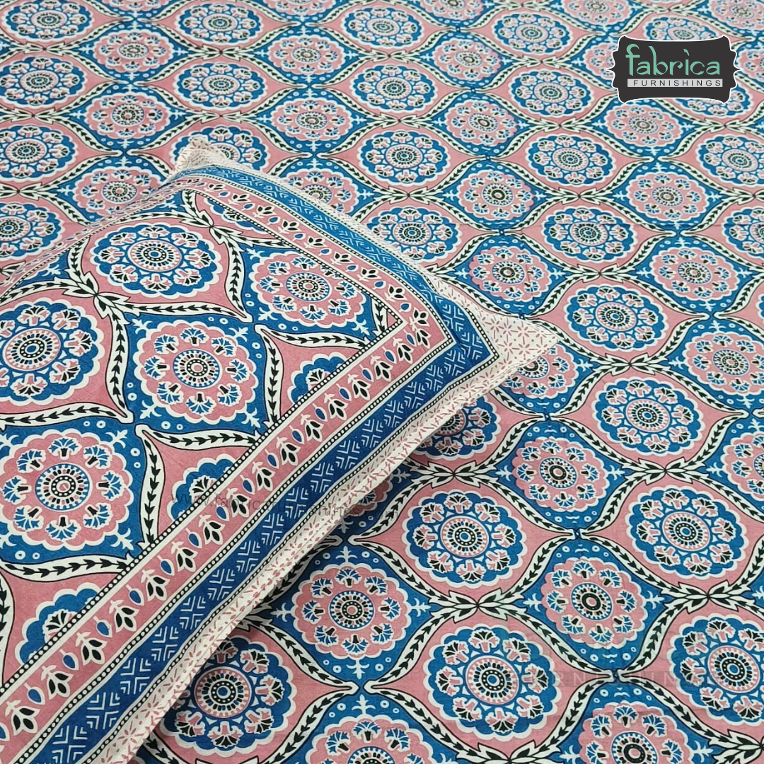 Royal Rajasthani Printed Pure Cotton Double BedSheet