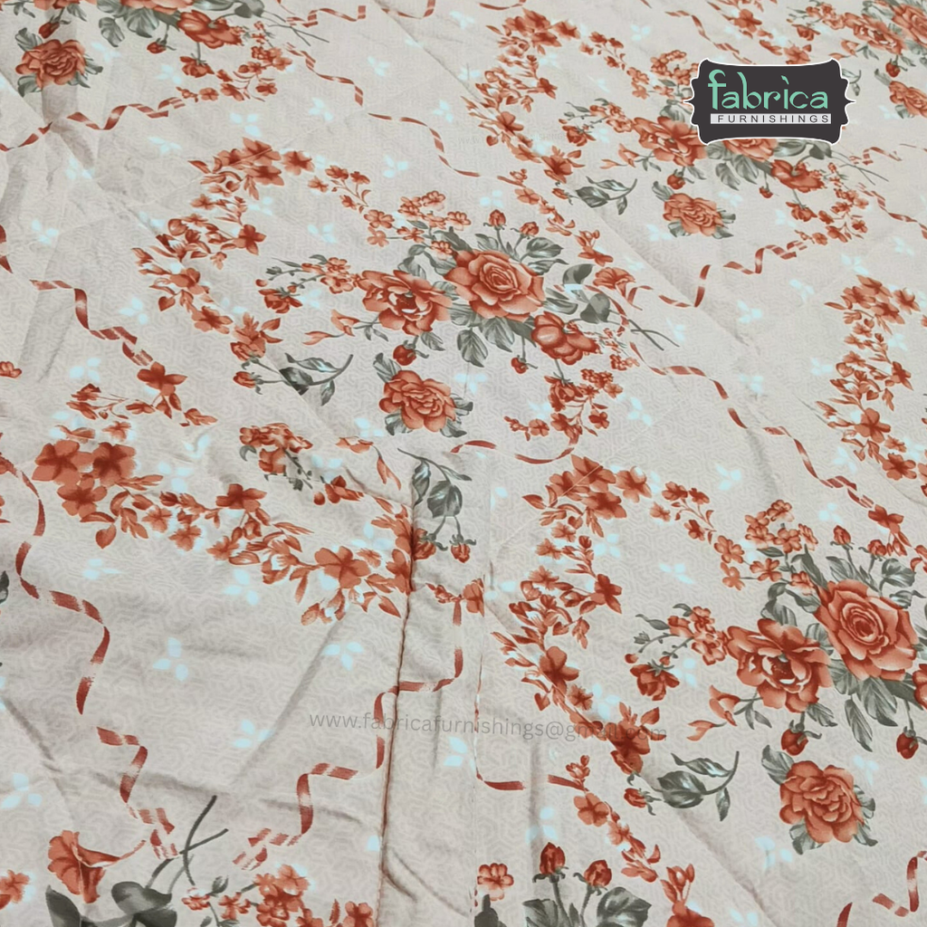 Cloudnest King Size Printed Reversible Comforter/ Quilt