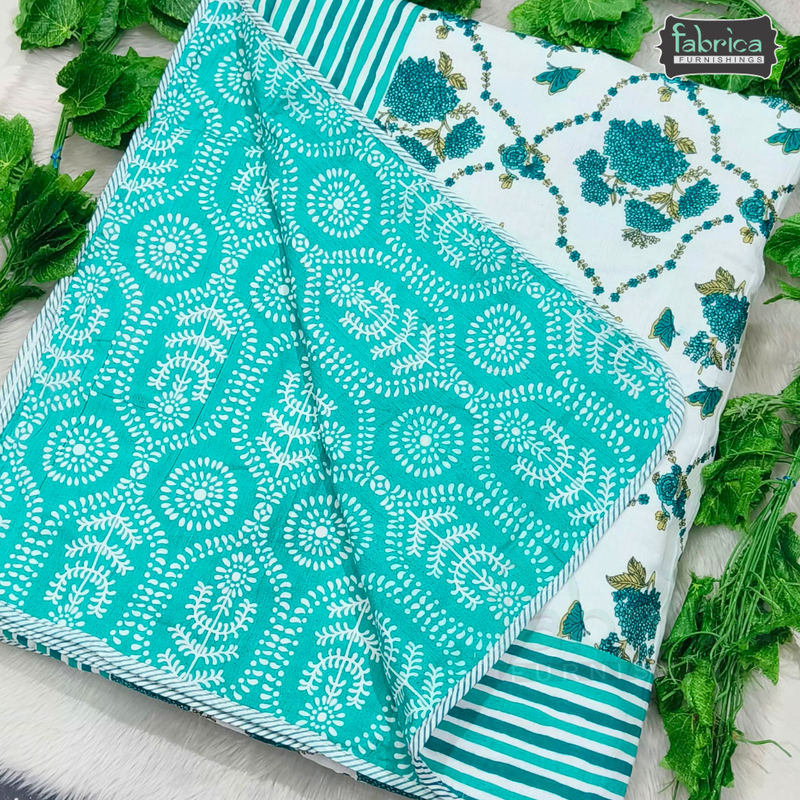 Jharoka Mul Cotton Double Bed Dohars