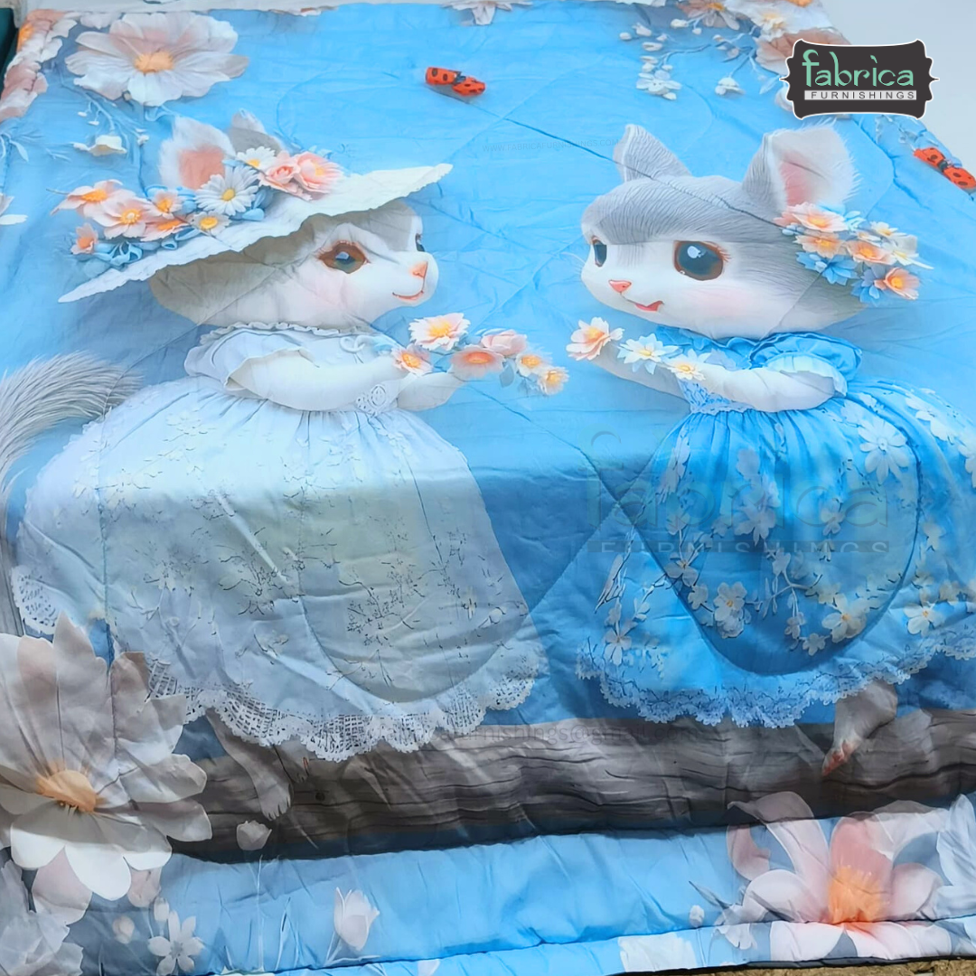 Magical 7 D Kids Prints Premium Single Bed Fluffy Comforter
