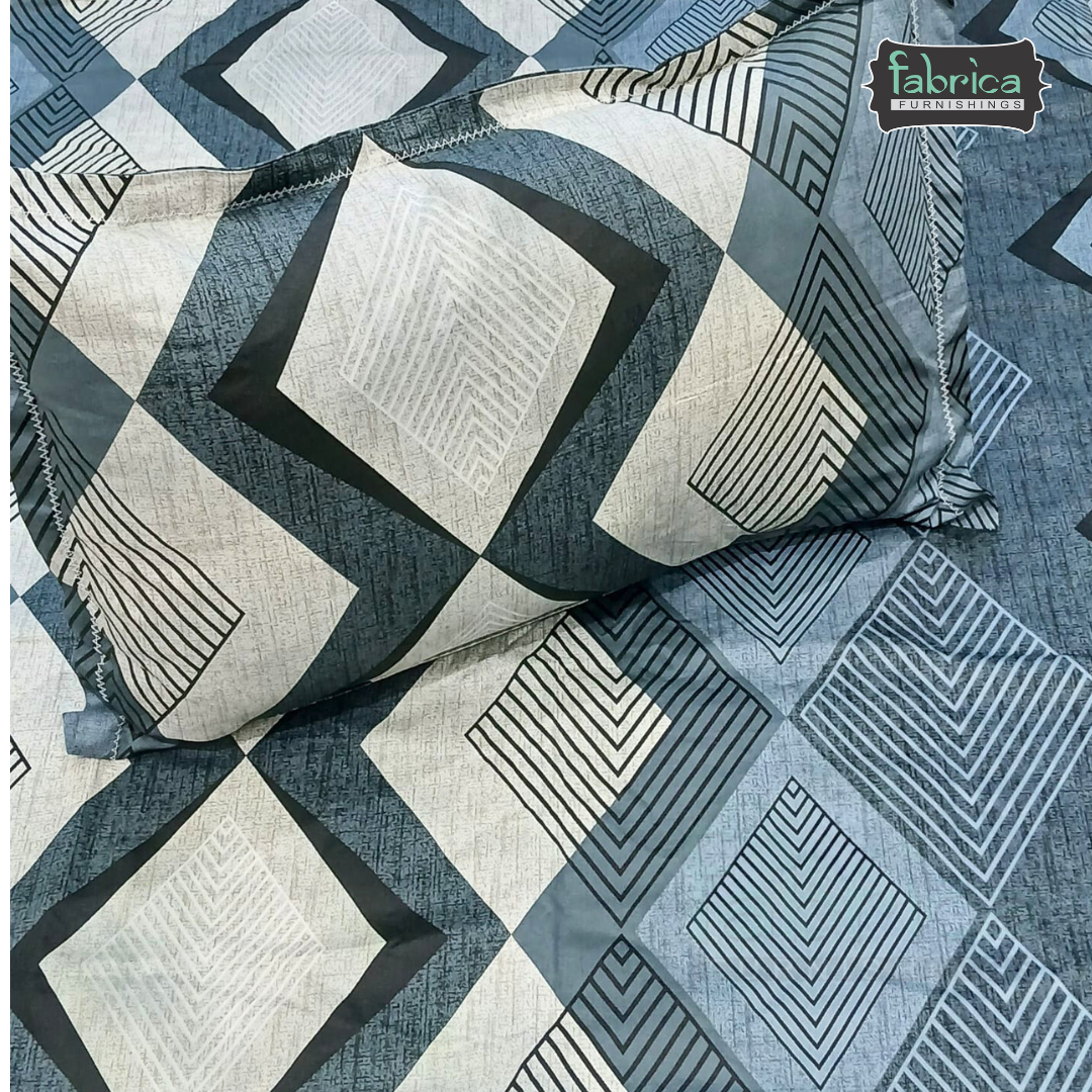 Procian Print Premium Pure Cotton Queen Size Bedsheet