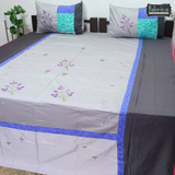 Decor Designer Mix & Match Double Bed Embroidered Bedsheet Set