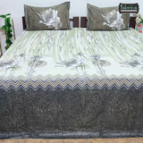 Sengol Super King Size Pure Cotton Printed Bedsheet Set