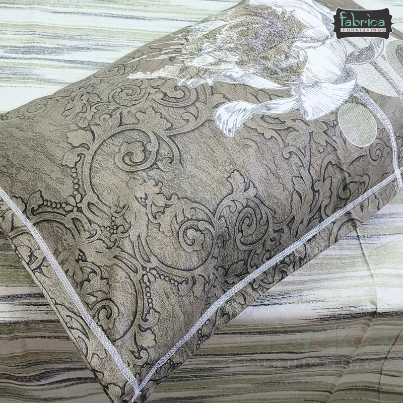 Sengol Super King Size Pure Cotton Printed Bedsheet Set