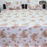 Glory Queen Size Pure Cotton Printed Bedsheet