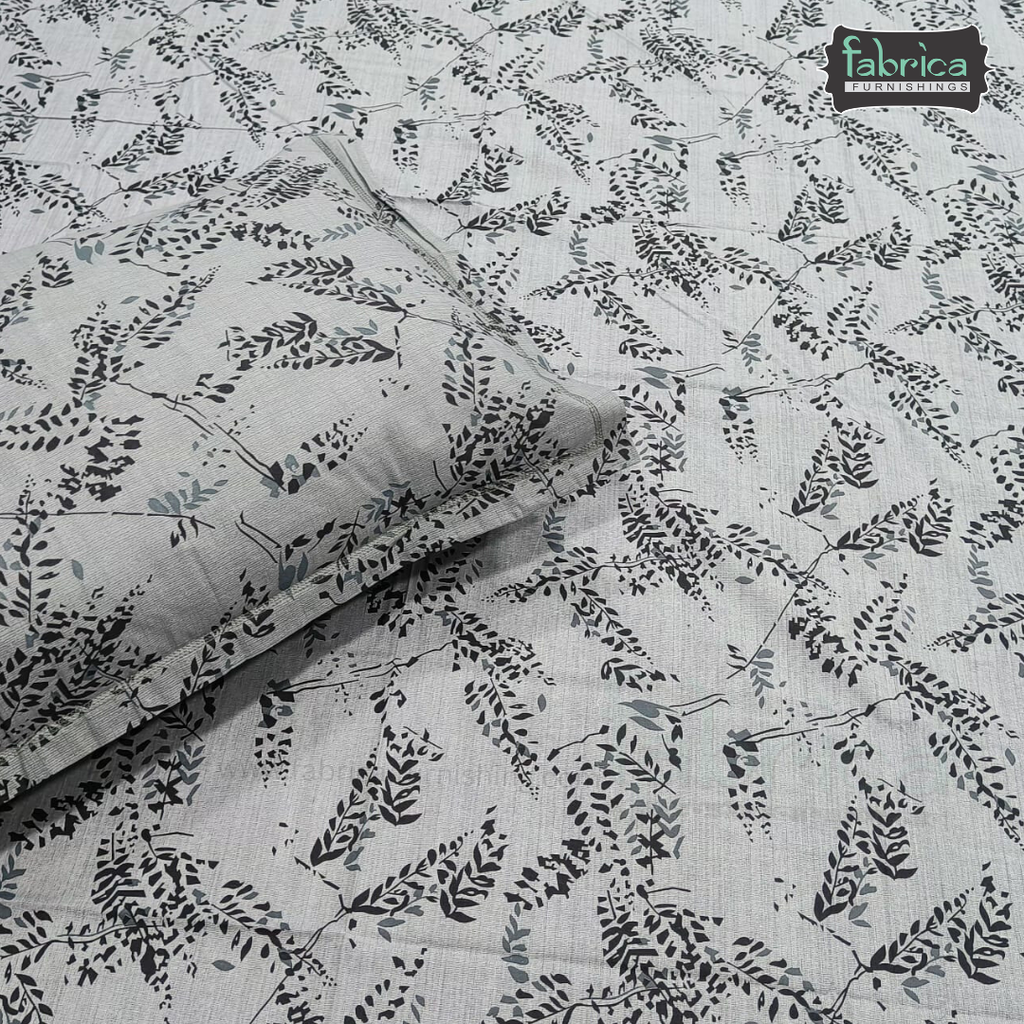 Petals Perra King Size Pure Cotton  Printed Bedsheet Set