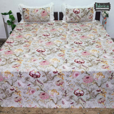 Traditional Anokhi Prints Pure Cotton King Size Lacework  Bedsheet