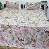 Traditional Anokhi Prints Pure Cotton King Size Lacework  Bedsheet